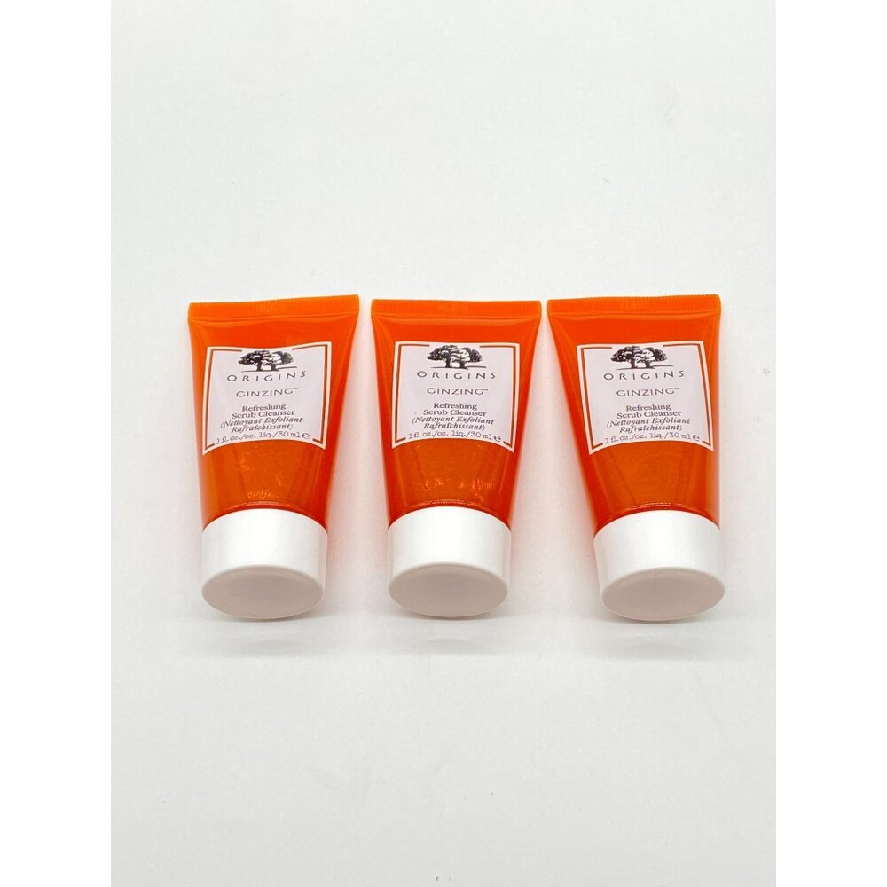 3 Origins GinZing Refreshing Scrub Cleanser 1 Fl.oz./30ml